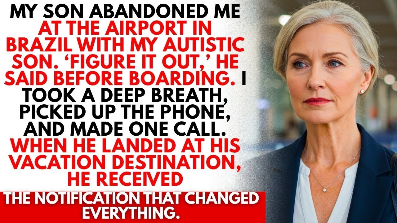 My Son Abandoned Me In A Foreign Airport With My Autistic Son—So I Made Him Regret It