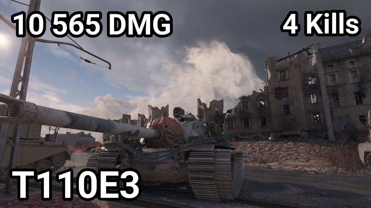 T110E3 - 10 565 damage / 4 kill / 2 295 blocked / 506 assist