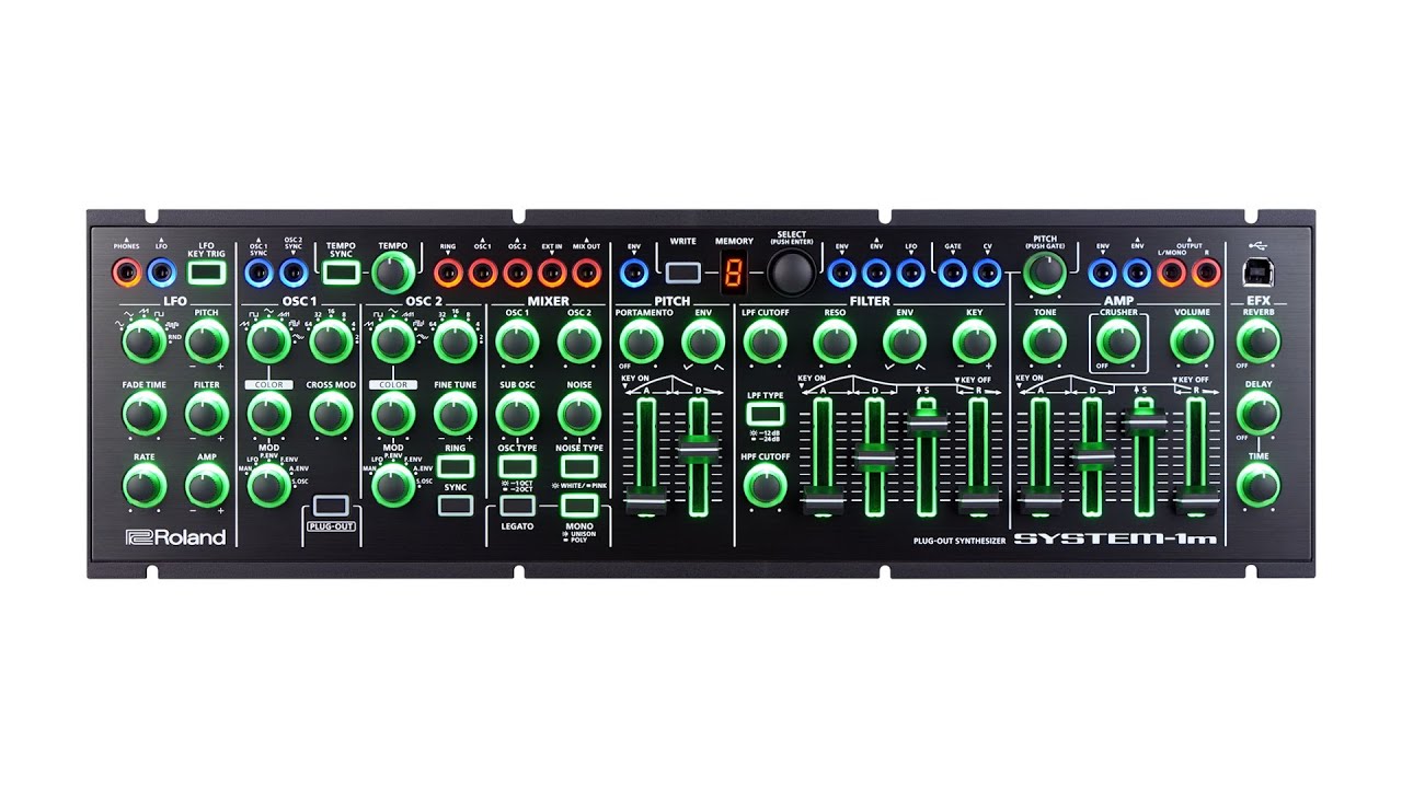 Roland System-1m Plug-out Synthesizer Demo by Sweetwater