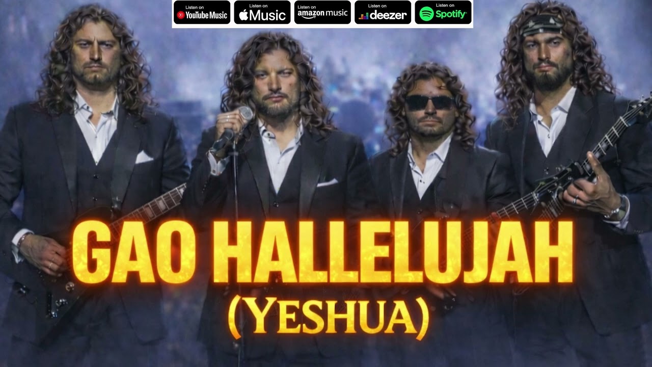 Gao Hallelujah 🔥(Yeshua)  | Hindi Rock Worship Song 🔥  | KruStorm AI #gospelrock #indiangospel