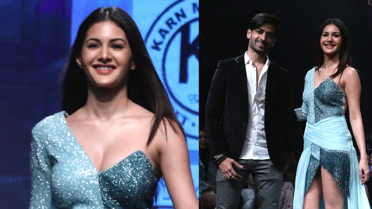 Amyra Dastur Walks For Karn Malhotra At Lakm&eacute; Fashion Week Summer/Resort 2017