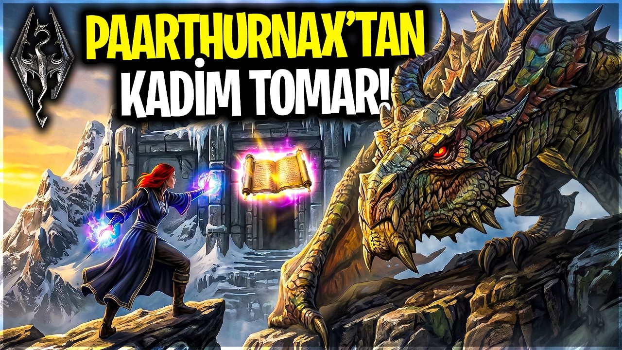 Dünyayı Değiştirecek Güç: Kadim Tomar! - Skyrim Efsanevi Zorlukta Büyücü!