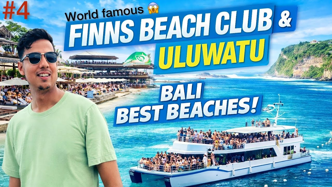 Nobody Shows This Side of Bali 😱 Hidden Beaches, Kecak Dance & FINNS Beach Club Truth 🤯