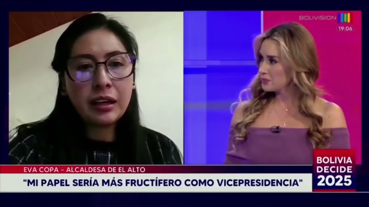 ¿Eva Copa será candidata a la presidencia junto a Andrónico Rodríguez?