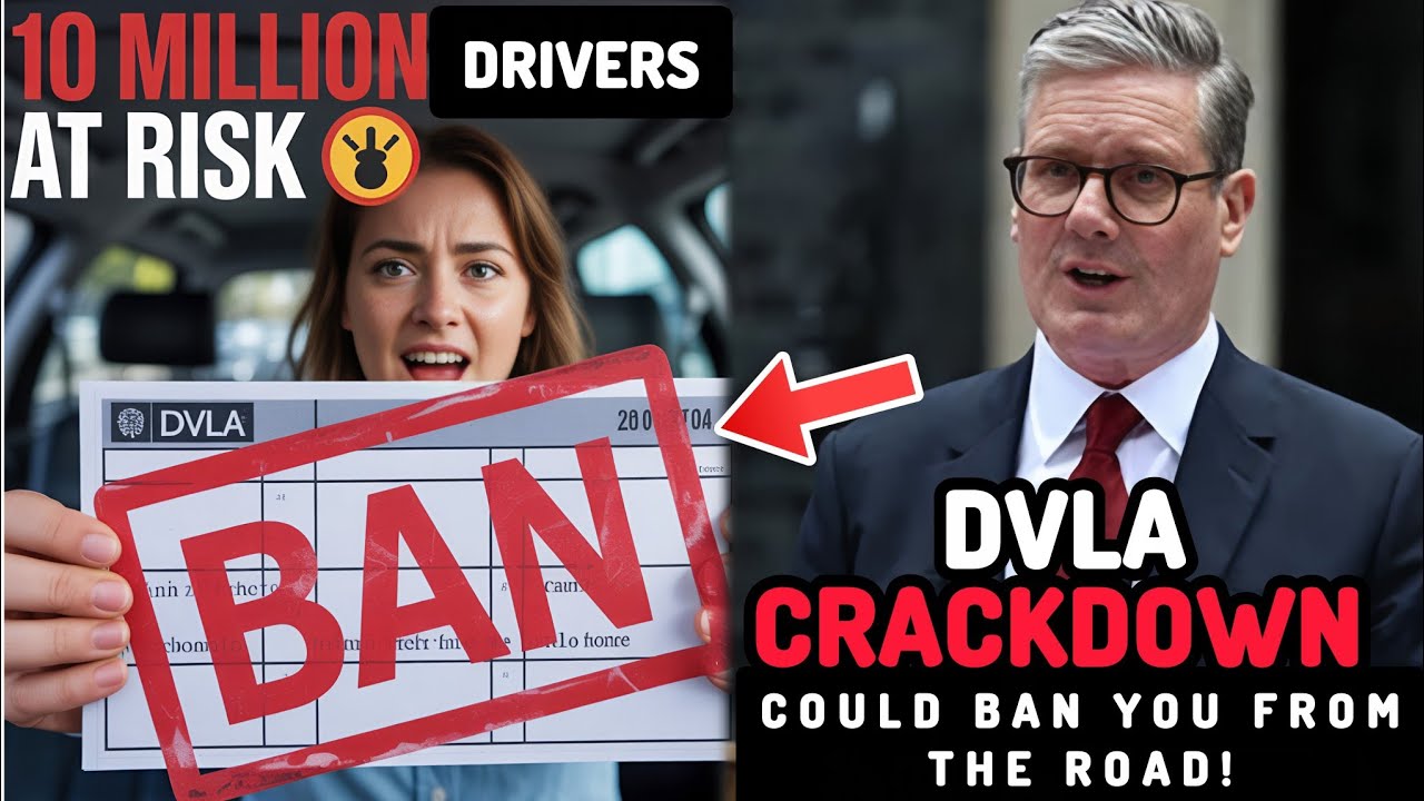 10 MILLION Drivers at Risk 🚨 DVLA Crackdown Could BAN You From the Road!