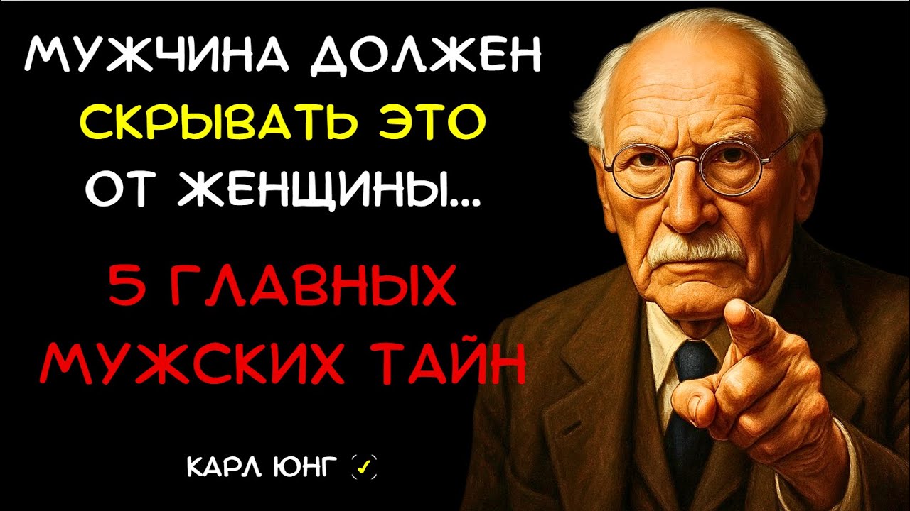 👁️ Секреты Влиятельных Мужчин: 5 Запретных Тем в Разговоре с Любой Женщиной (Карл Юнг)