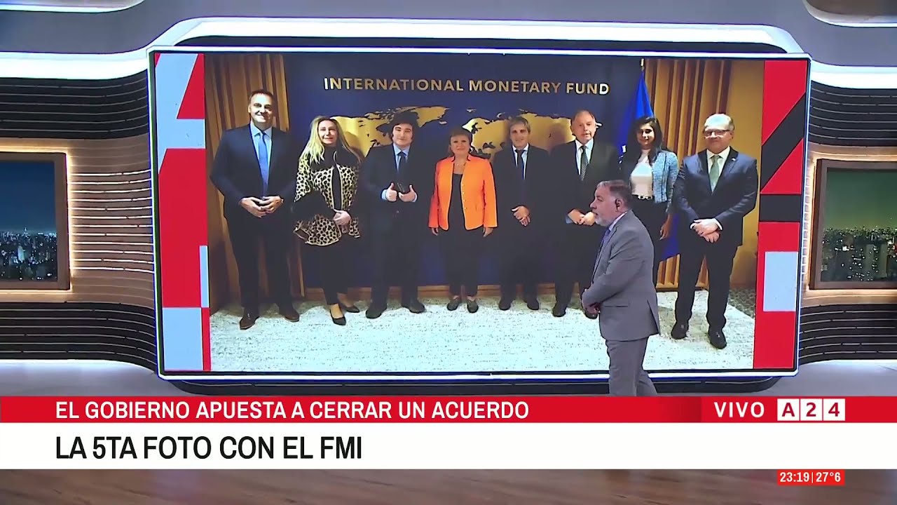 🔴MILEI FUE A BUSCAR LA FOTO CON KRISTALINA: SE REUNIÓ CON EL FMI
