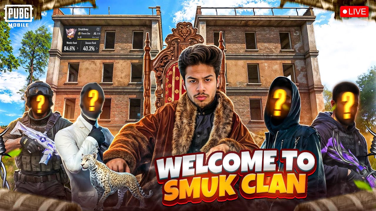 Welcome To Smuk Army!💀Clan Closed? | PUBG/BGMI Live🔴