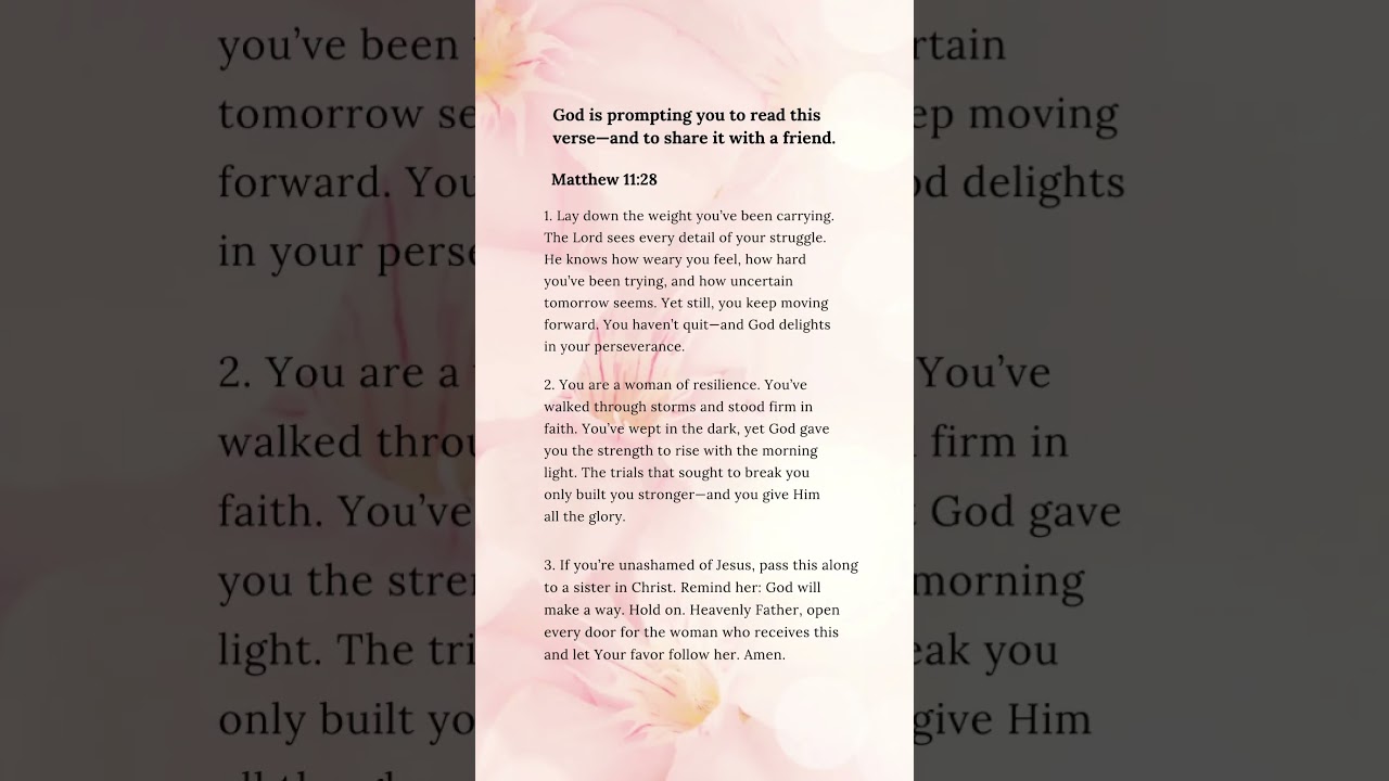 Matthew 11:28 &ndash; A Powerful Bible Verse Every Woman of Faith Should Read & Share