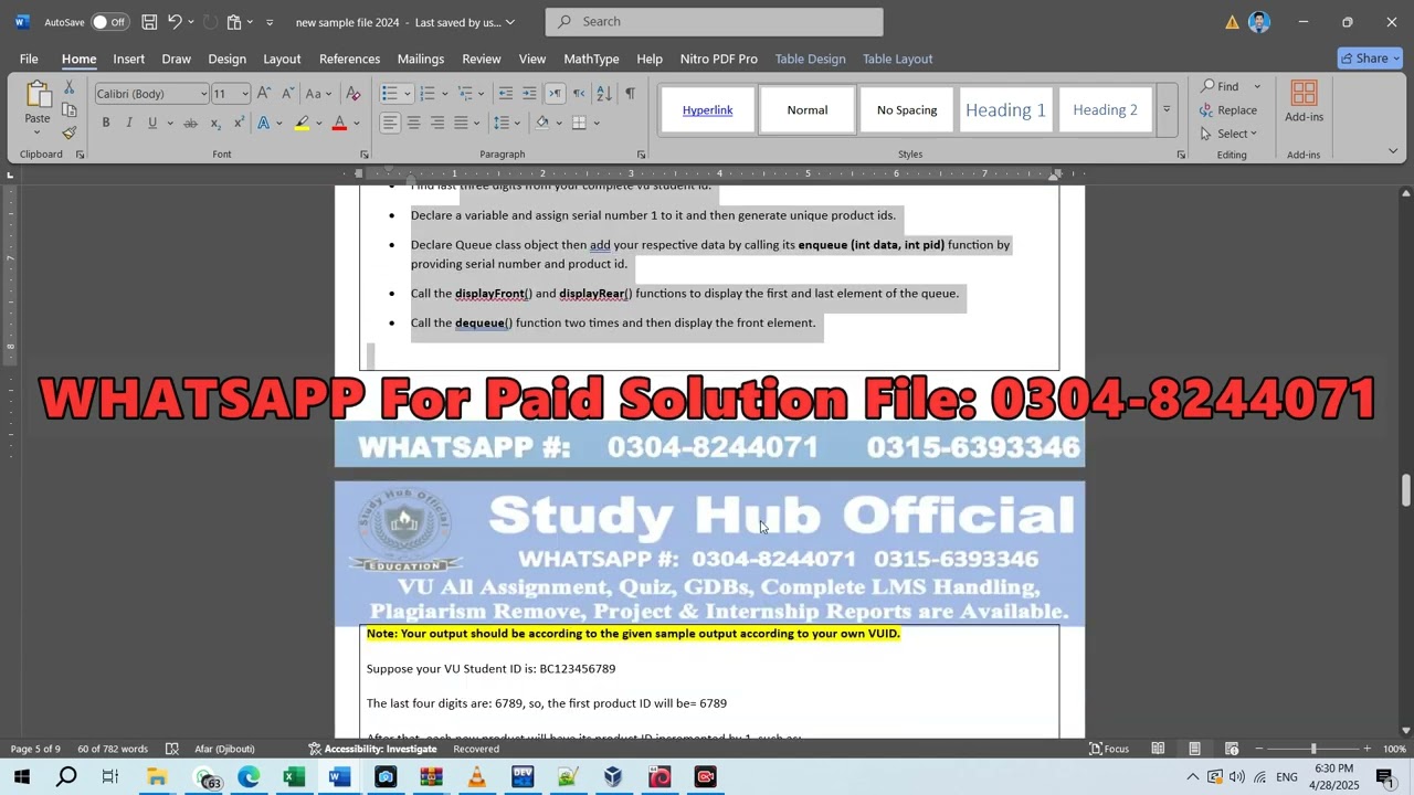 CS301 Assignment 1 solution Spring 2025