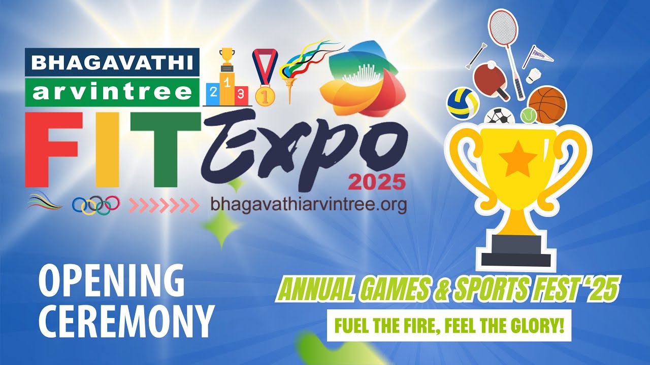 🎉 FIT EXPO 2025 – Grand Opening Ceremony 🏅Bhagavathi & Arvintree Schools