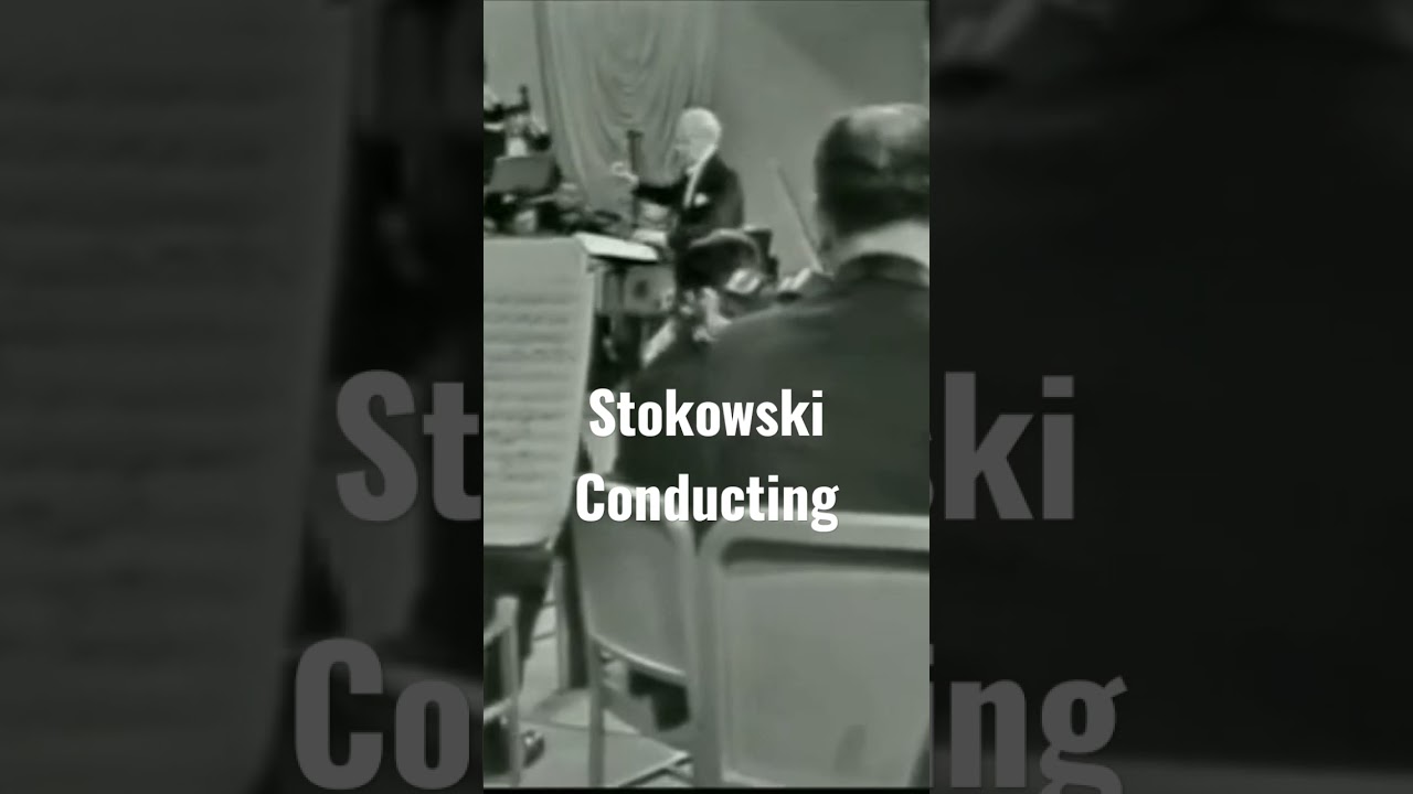 Leopold Stokowski Conducting