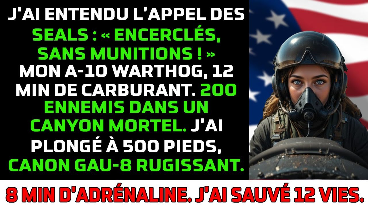 Les SEALs murmurent : « Qui tire ? Où est le pilote ? » — Puis son A-10 Warthog déferle !