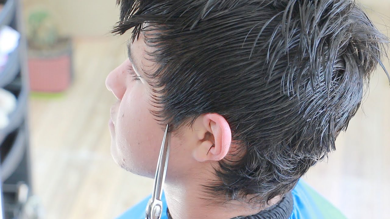 научиться мужской стрижке ножницами (урок прически) #hair #cutting #stylistelnar