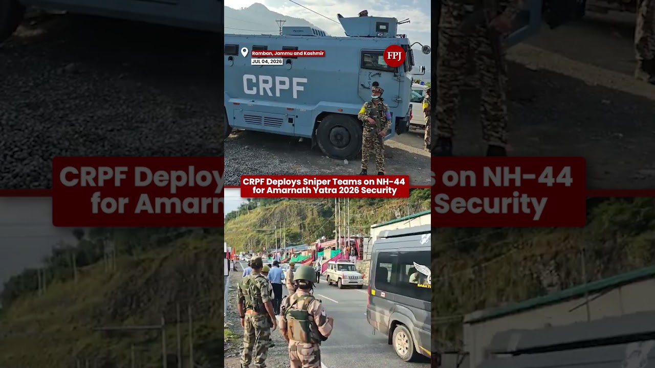 CRPF Deploys Sniper Teams on NH 44 for Amarnath Yatra 2026 Security