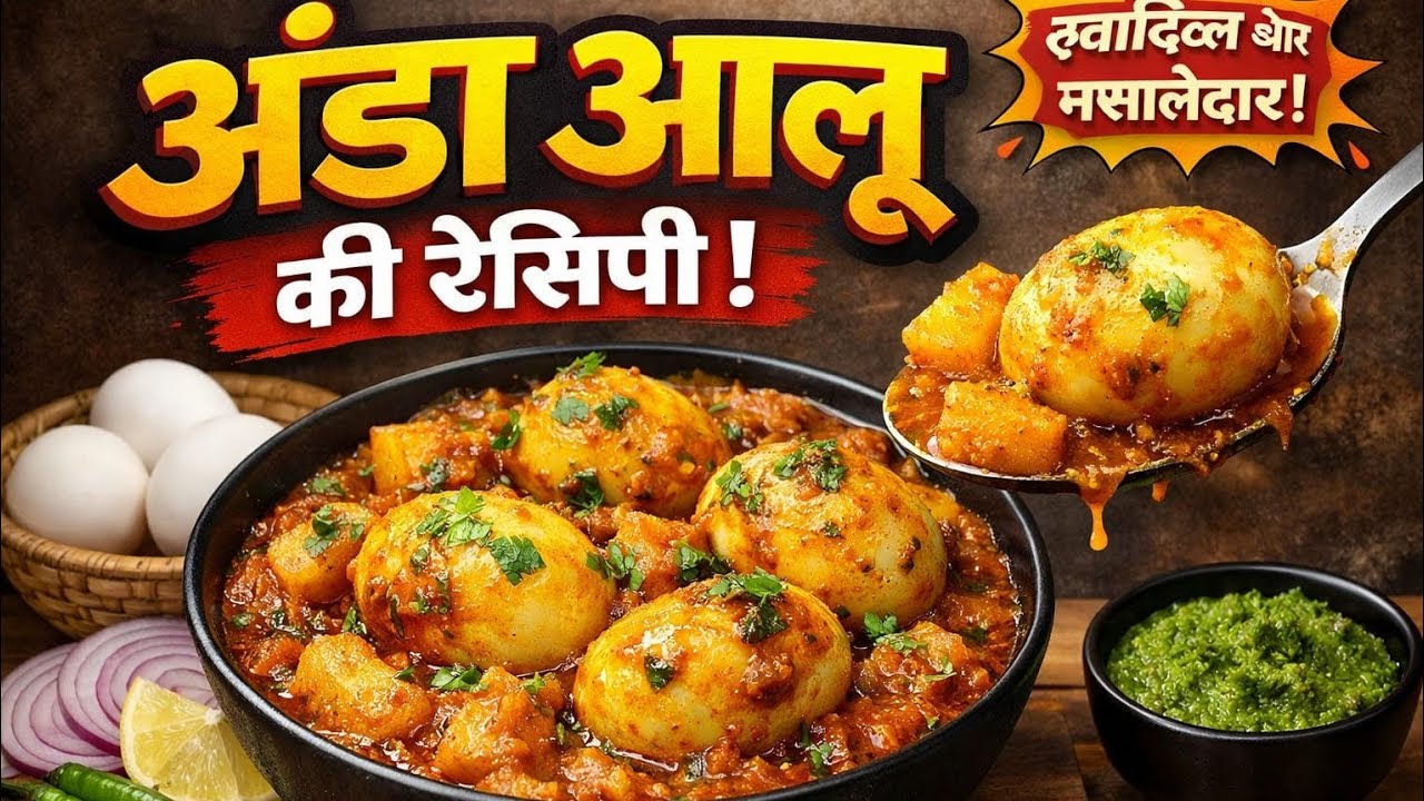“देसी स्टाइल अंडे आलू की सब्जी | Egg Aloo Curry Recipe | Easy Egg Potato Recipe” #afrojvlog86 