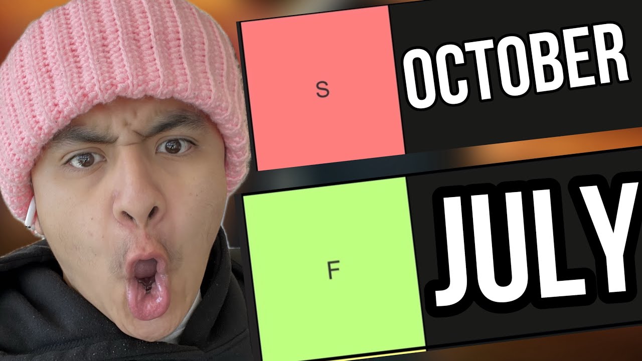 Months of the Year Tier List!