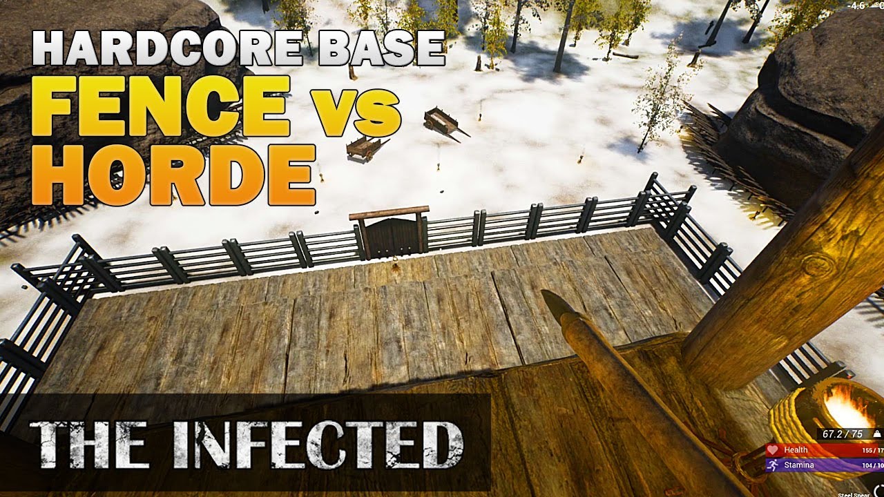 STEEL FENCE vs HARDCORE HORDE | Base Building | The Infected Gameplay | S3 EP66