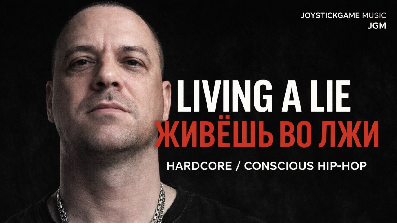 LIVING A LIE/ЖИВЁШЬ ВО ЛЖИ — HARDCORE CONSCIOUS HIP HOP/REAL TALK RAP/JGM