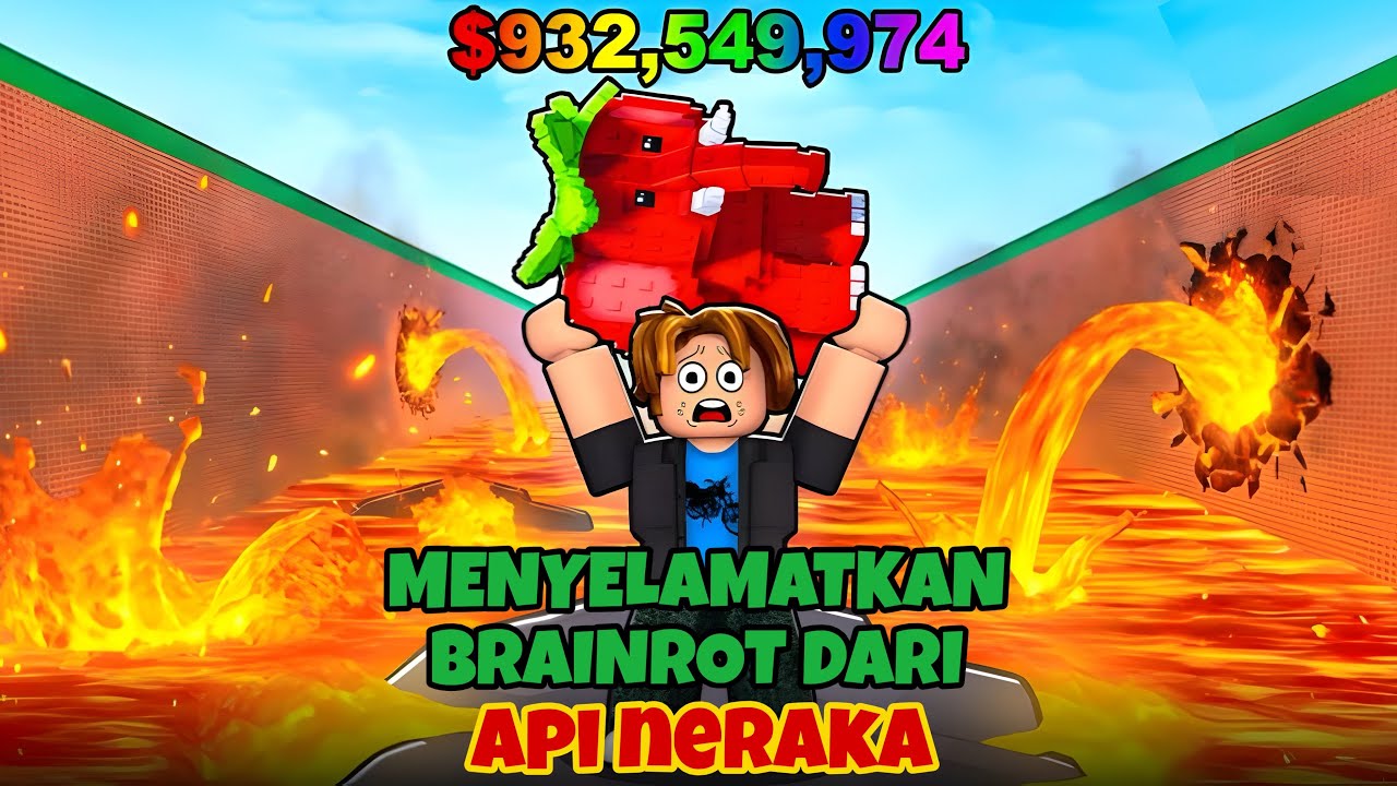 AKU BERMAIN GAME BARU DI ROBLOX || MISI MENYELAMATKAN BRAINROT