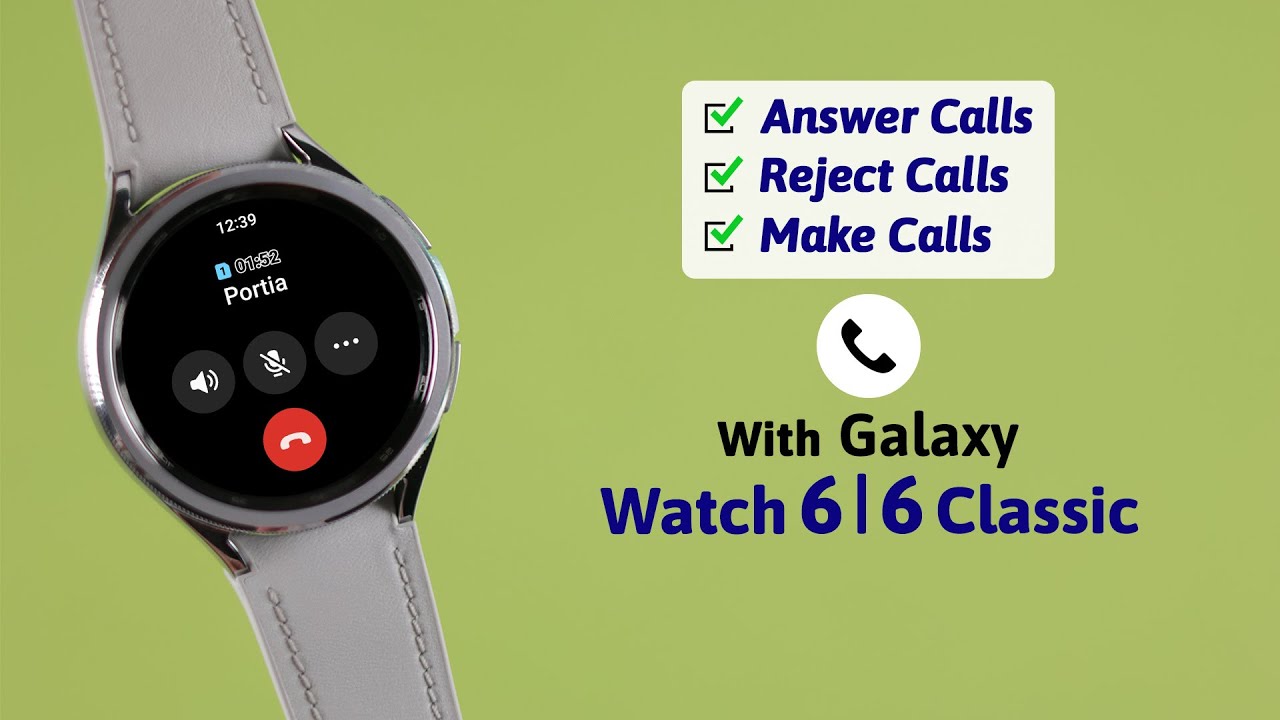 Galaxy Watch 6/6 Classic: как совершать и принимать телефонные звонки! [Ответ на звонки]