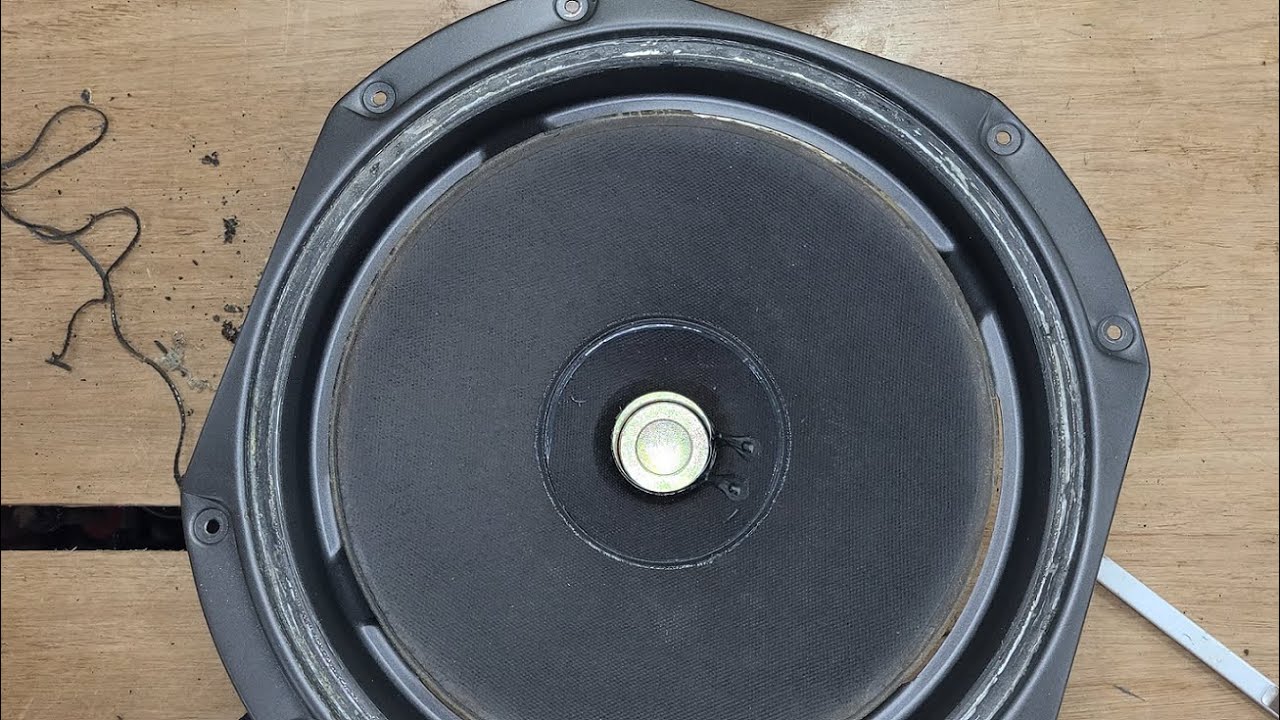 DIY 찢어진 엣지 서걱거리는 스피커 그리고 눌려버린 더스트캡 Ripped Edge, a rustling speaker & a crushed dust cap