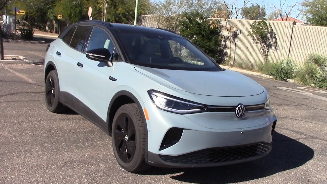 Тест-драйв электрического внедорожника VW ID.4 2026 года.
