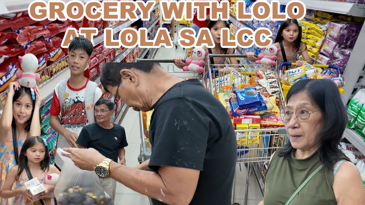GROCERY TAYO SA LCC TABACO  WITH PARENTS |  MADADALA BA NATIN SI PAPA SA LEGAZPI | ANG BANGO NG PERA