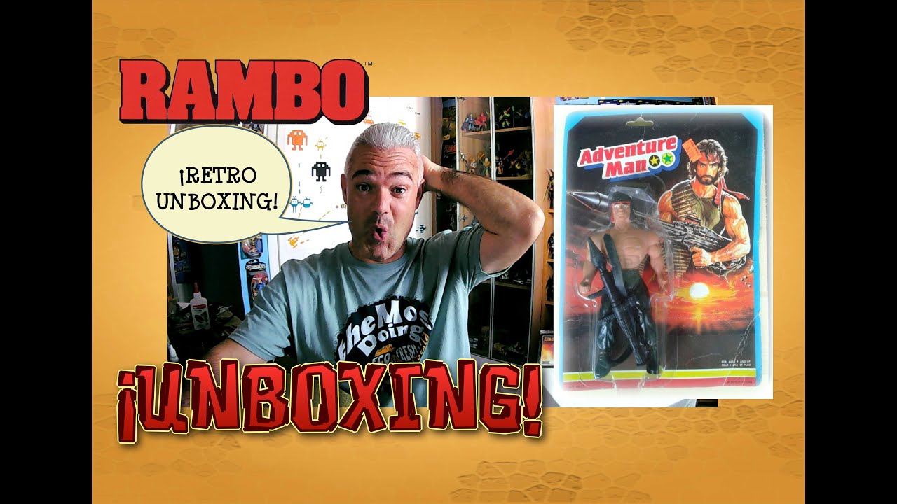 [UNBOXING]🌟🔥Adventure Man  Retro Bootleg RAMBO🪂👀