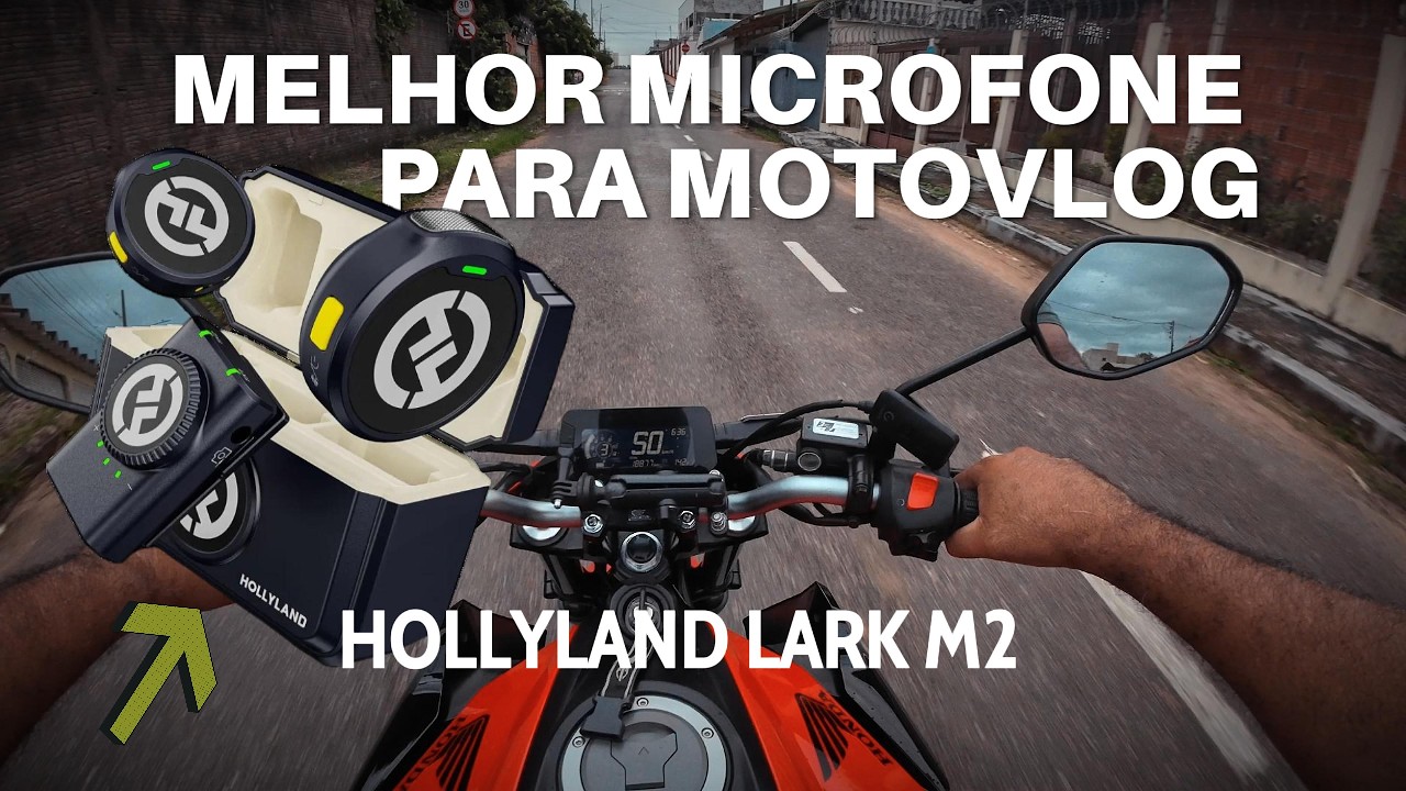 ESSE É O MELHOR MICROFONE PARA MOTO VLOGS!