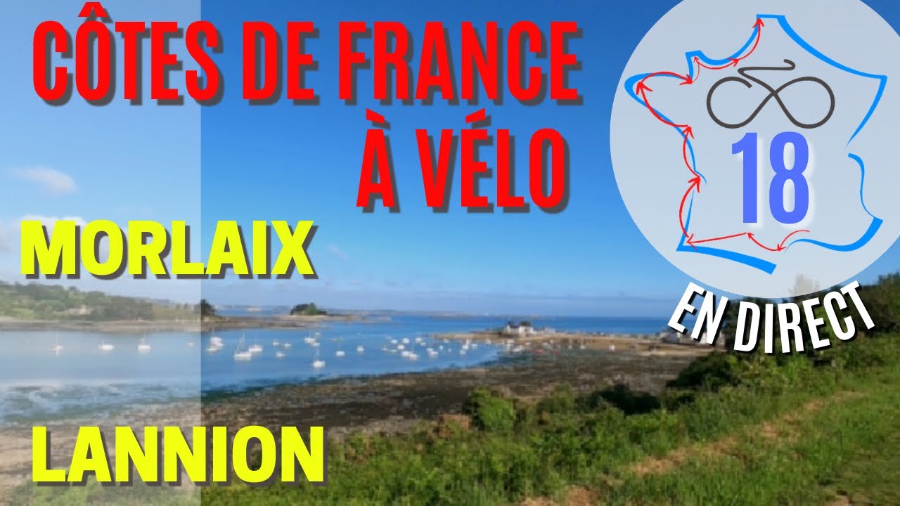 18 Eurovélo 4. Morlaix/ Lannion. Commencement officiel de la Manche jusqu’à Kiev !