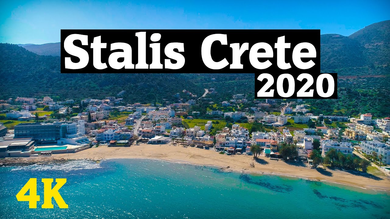 Stalis Crete from above 4k drone 2020