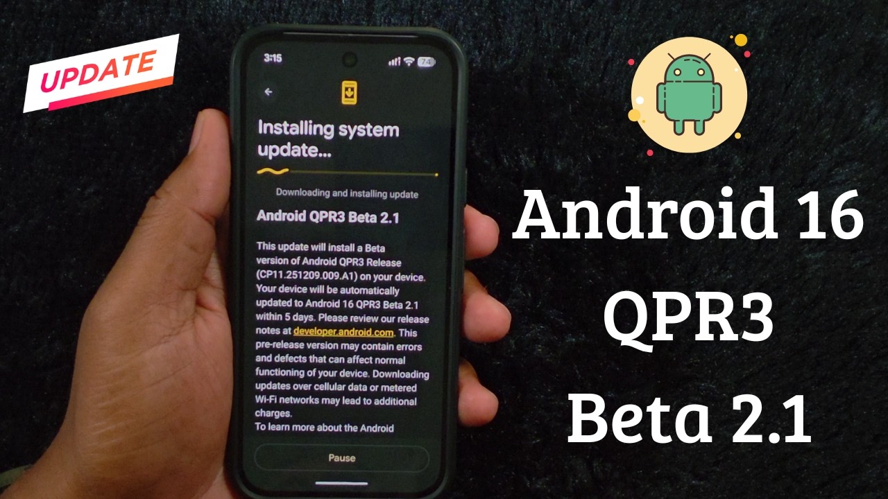 Обновление Android 16 QPR3 Beta 2.1 и все изменения.