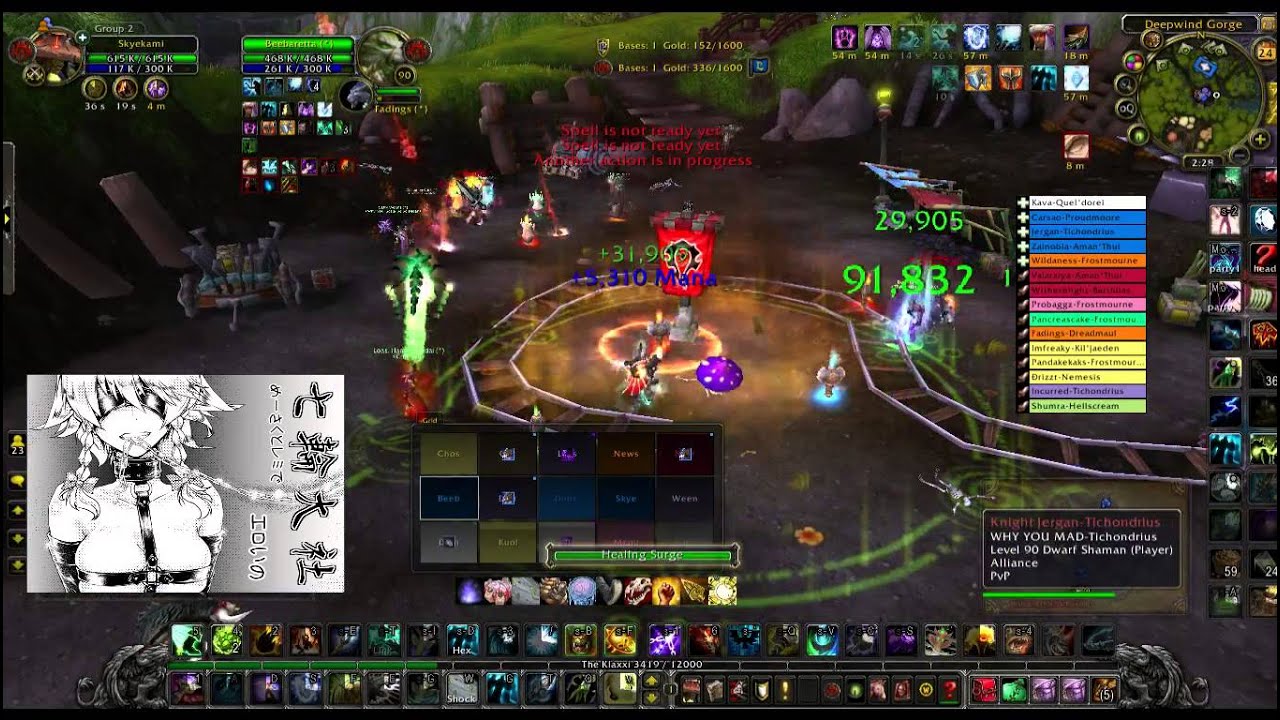 5.4.8 PvP Resto Shaman Random BG's With Friends