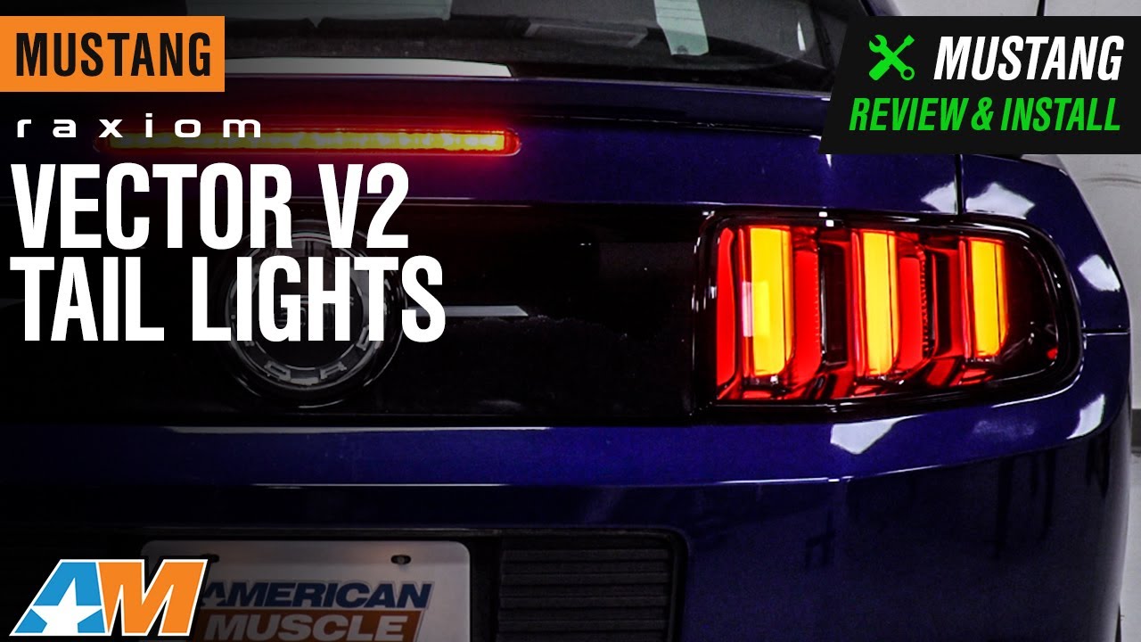2013-2014 Mustang Raxiom Vector V2 Tail Lights Review & Install