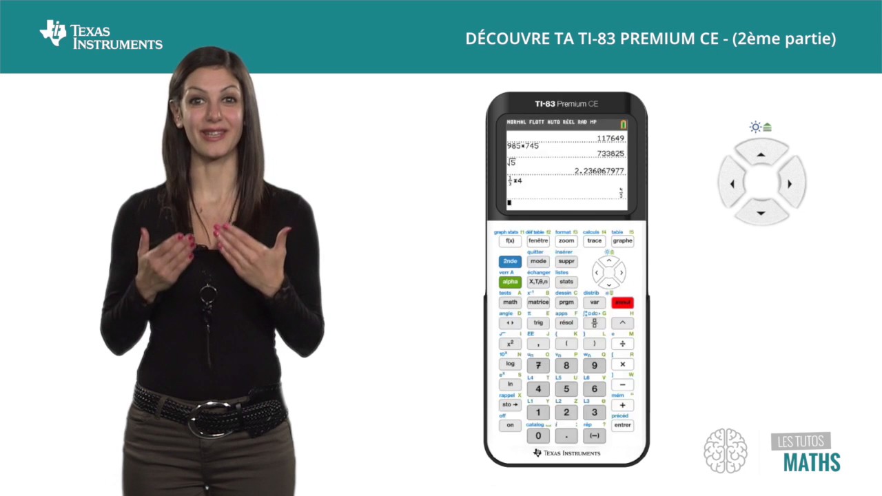 Comment utiliser la TI-83 Premium CE (Partie 2)