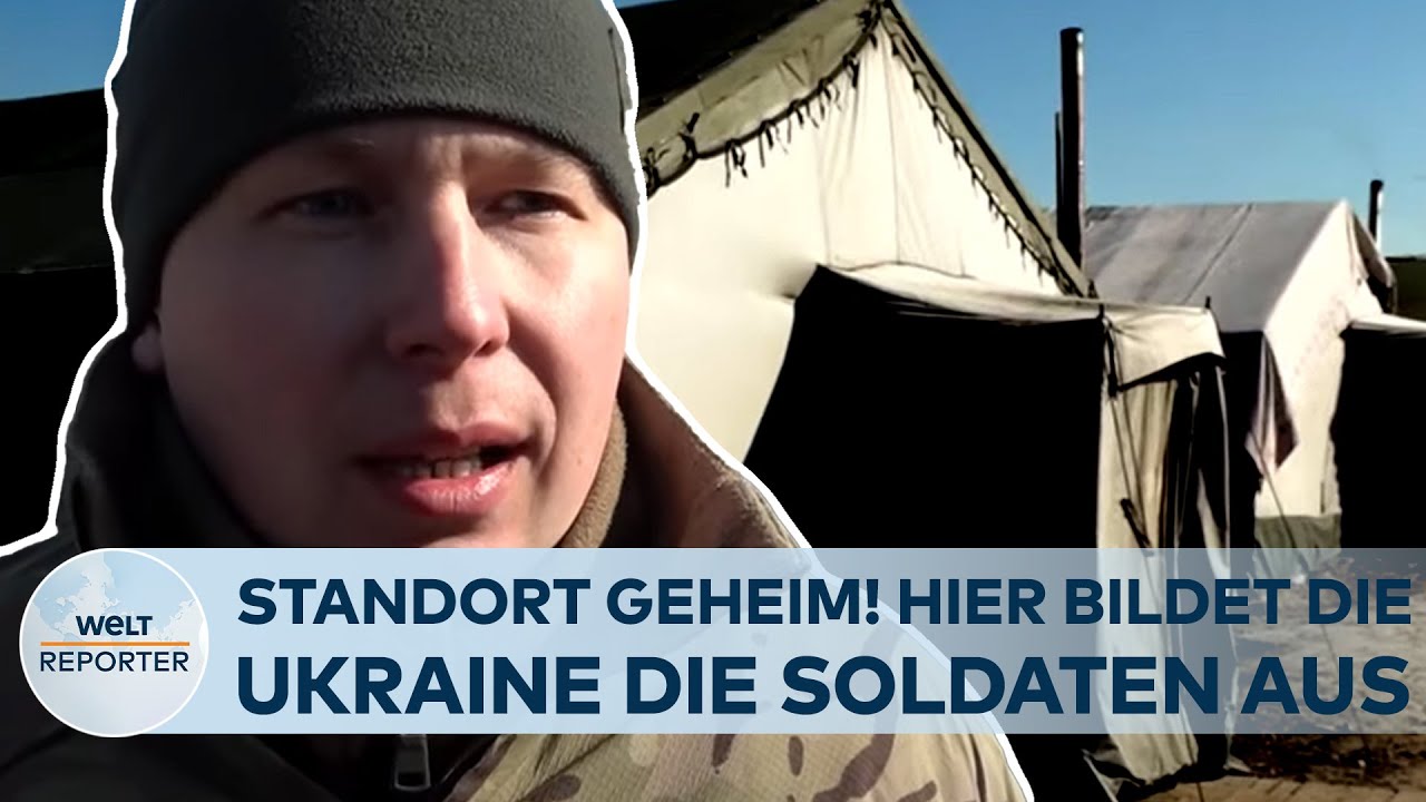 PUTINS KRIEG: Standort geheim! Hier bildet die Ukraine Soldaten zur Verteidigung aus | WELT Reporter