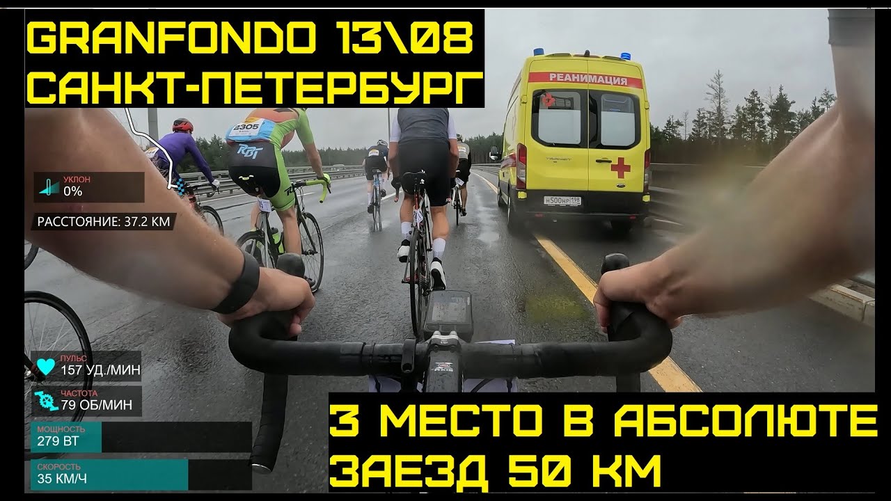 ГранФондо Велогонка 13.08.2023 Санкт-Петербург Велозаезд 50КМ Granfondo