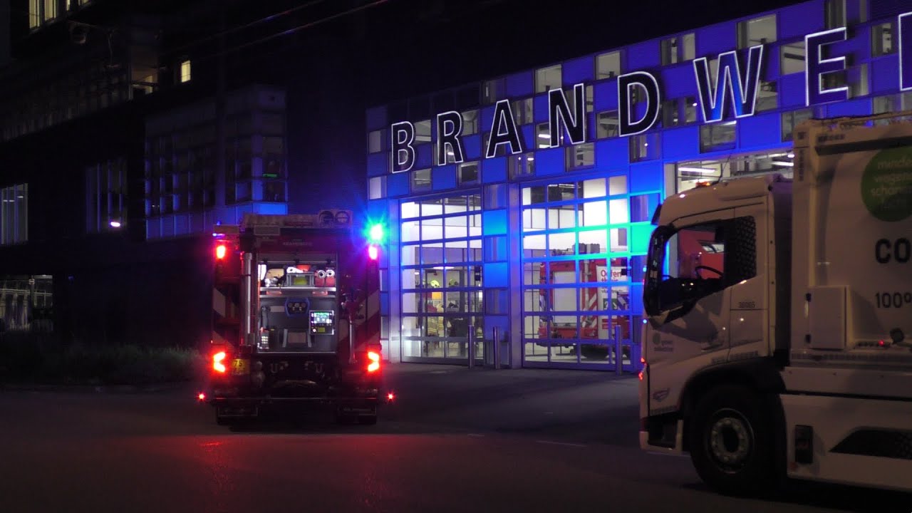 Brand voor Brandweerkazerne! - Brandweer & Politie met spoed naar een brandmelding in Arnhem!