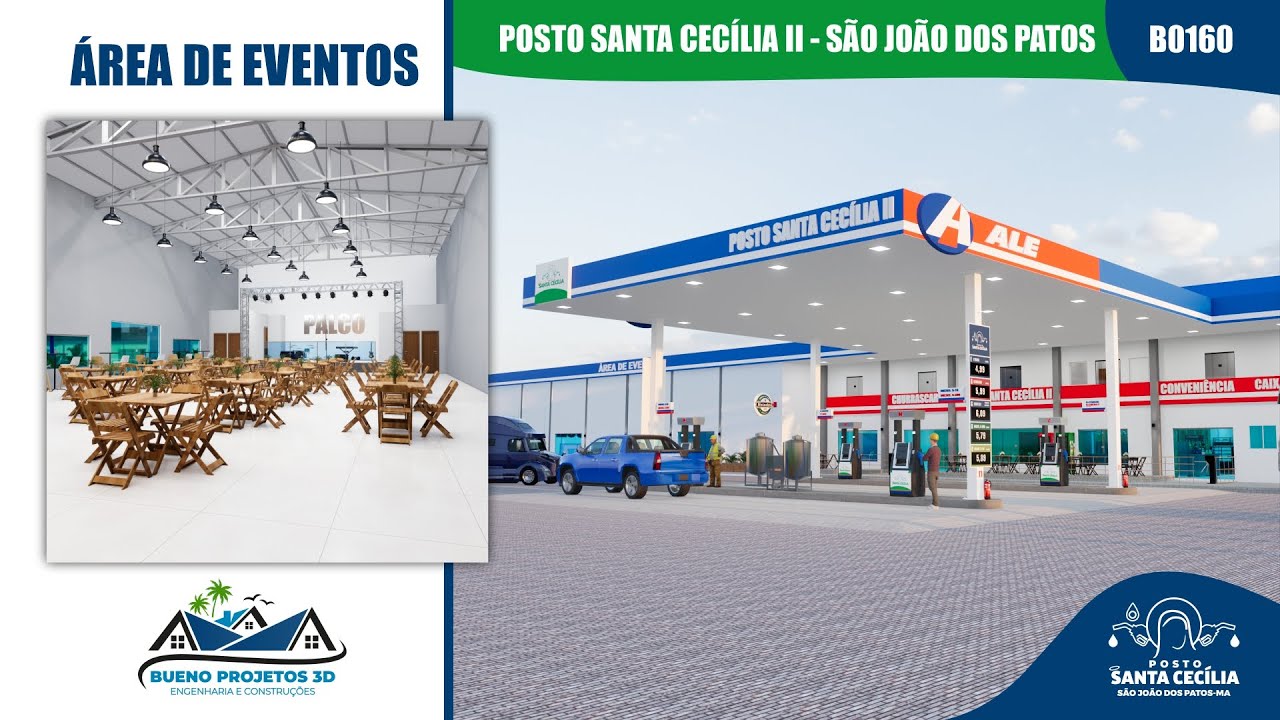 Auto Posto Santa Cecília ll - São João dos Patos - MA | B-0160