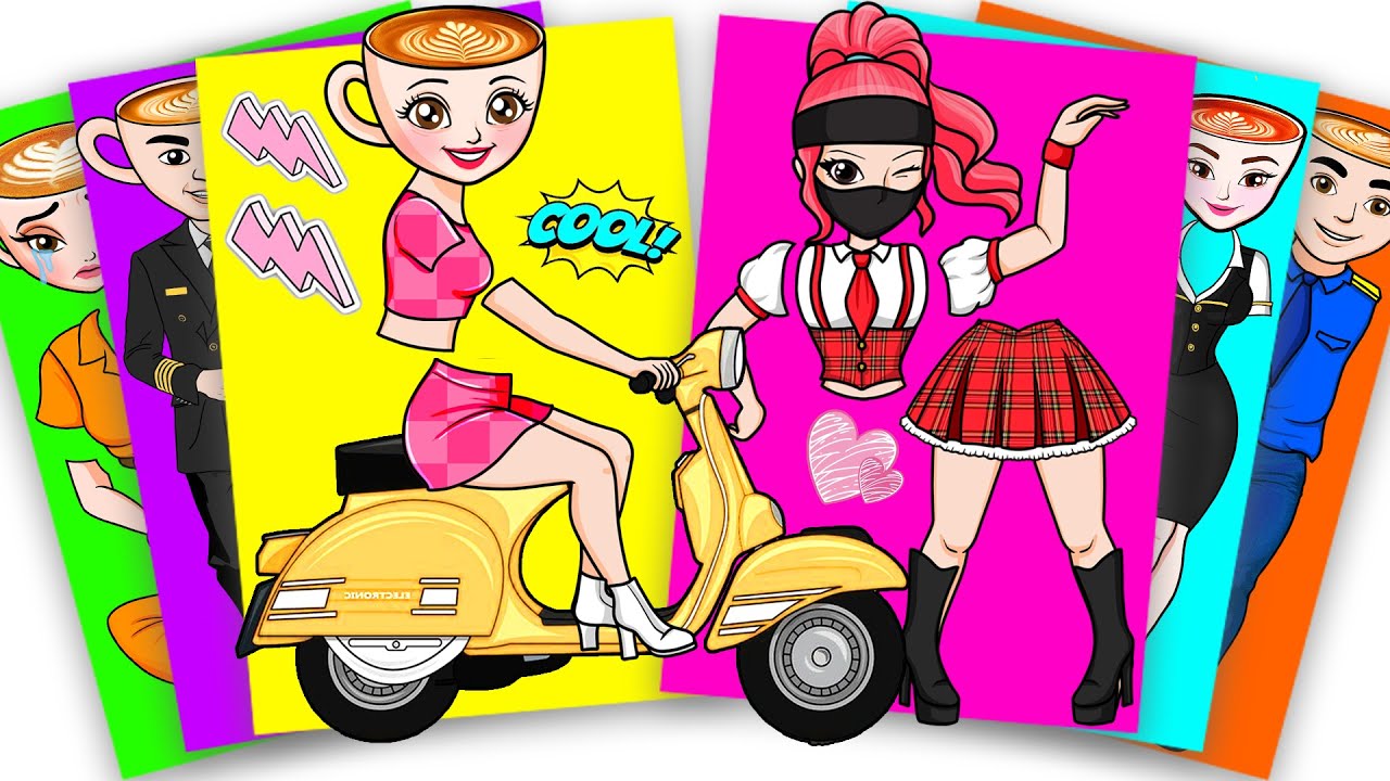 BALLERINA CAPPUCCINA LOOK LIKE A IDOL KPOP SUPER STAR - BRAINROT | Sticker Book DIY