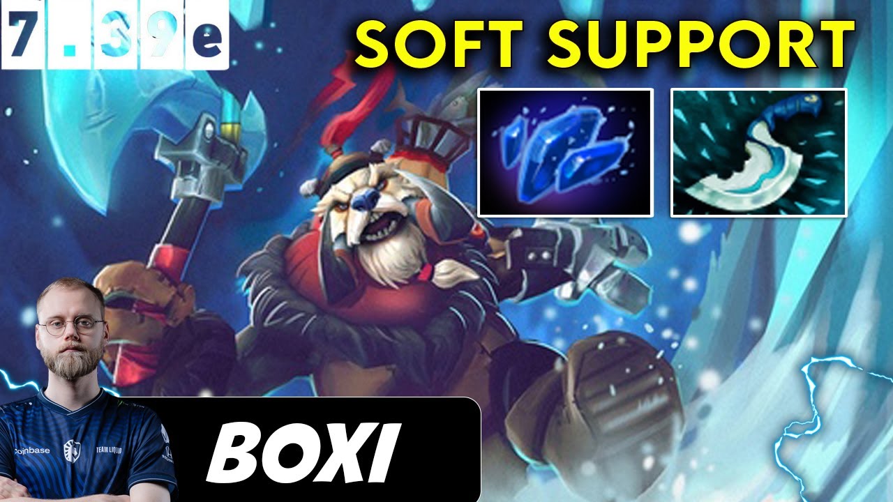 Boxi Tusk Soft Support - Dota 2 Patch 7.39e Pro Player Gameplay