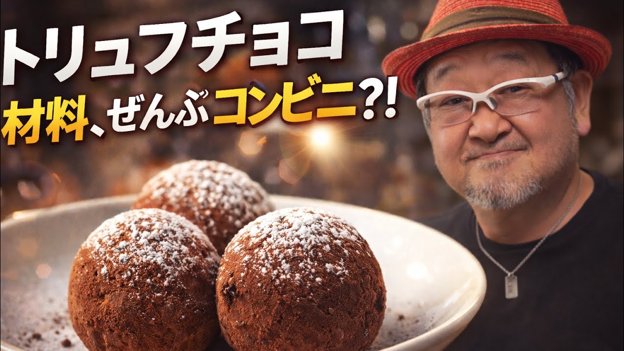あ、今日チョコ作りたい！と思ったら……コンビニでそろう本格トリュフチョコ！！