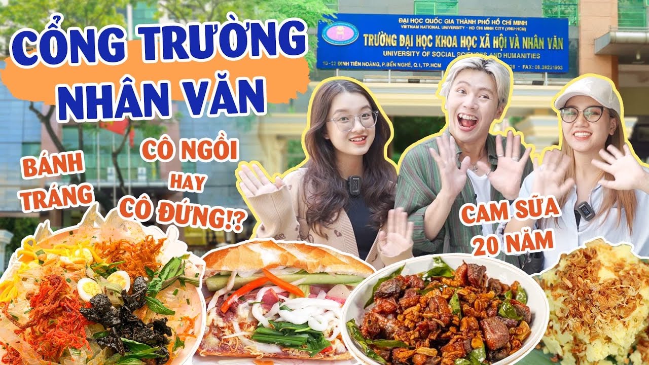 HNAG - Cùng Giang thăm trường cũ: bánh tráng đứng hay ngồi ?? Ngan cháy tỏi ngon nhất SG !!!