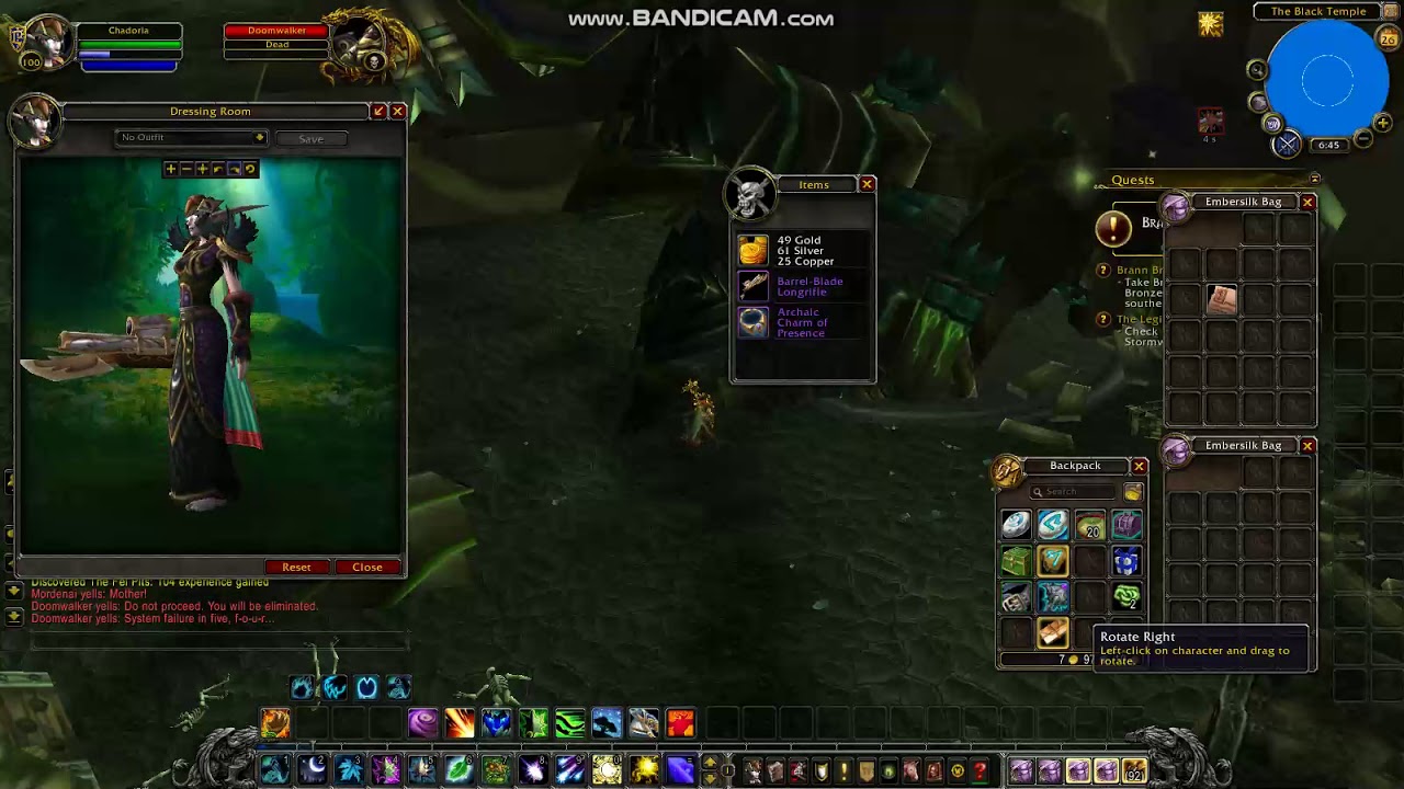Wow doomwalker kill and loot  check it out