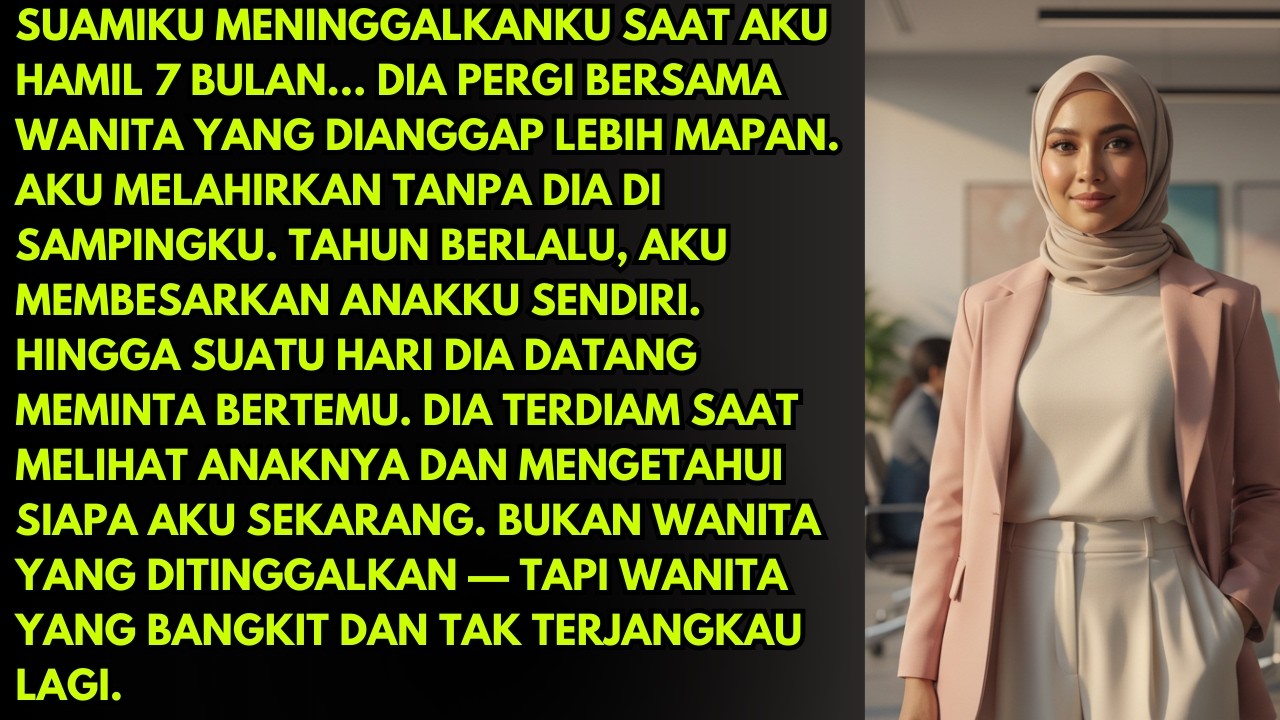 SUAMIKU MENINGGALKANKU SAAT AKU HAMIL 7 BULAN… DIA PERGI BERSAMA WANITA YANG DIANGGAP LEBIH MAPAN.
