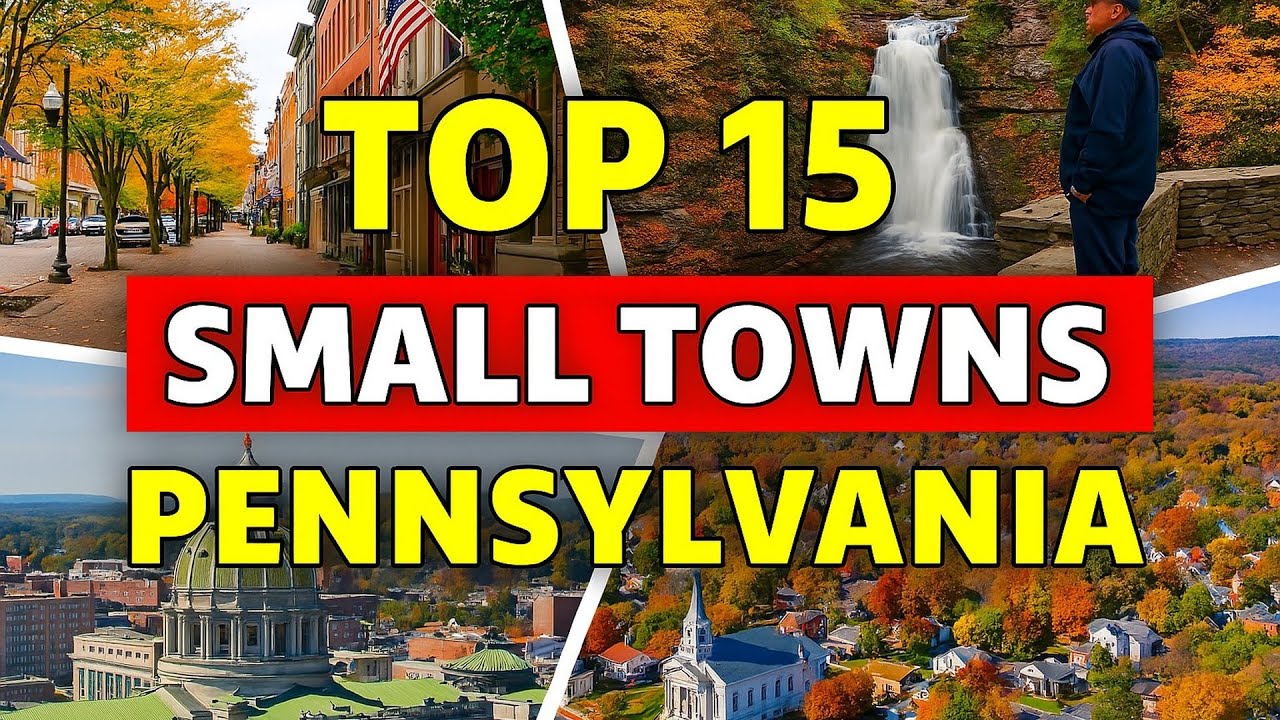 Top 15 Best (BIZARRE) Small Towns Pennsylvania to Visit ✨