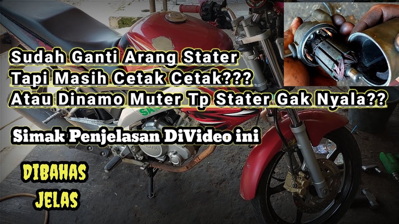 Cara Pasang Kul Stater Vixion || Stater Tangan Cuma Bunyi Cetek Cetek