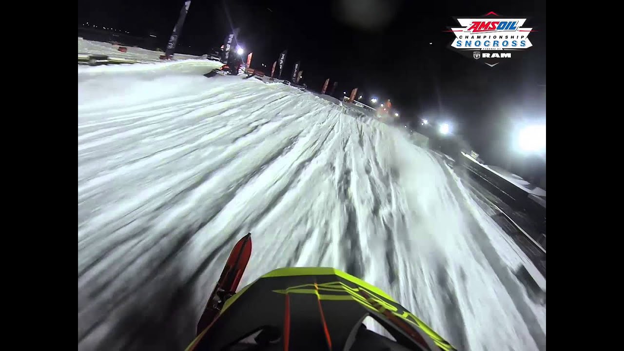Corin Todd #136 Polaris GoPro Lap | AMSOIL Championship Snocross