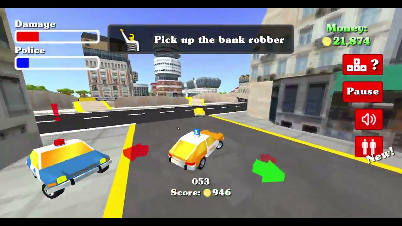 blacktop police chase